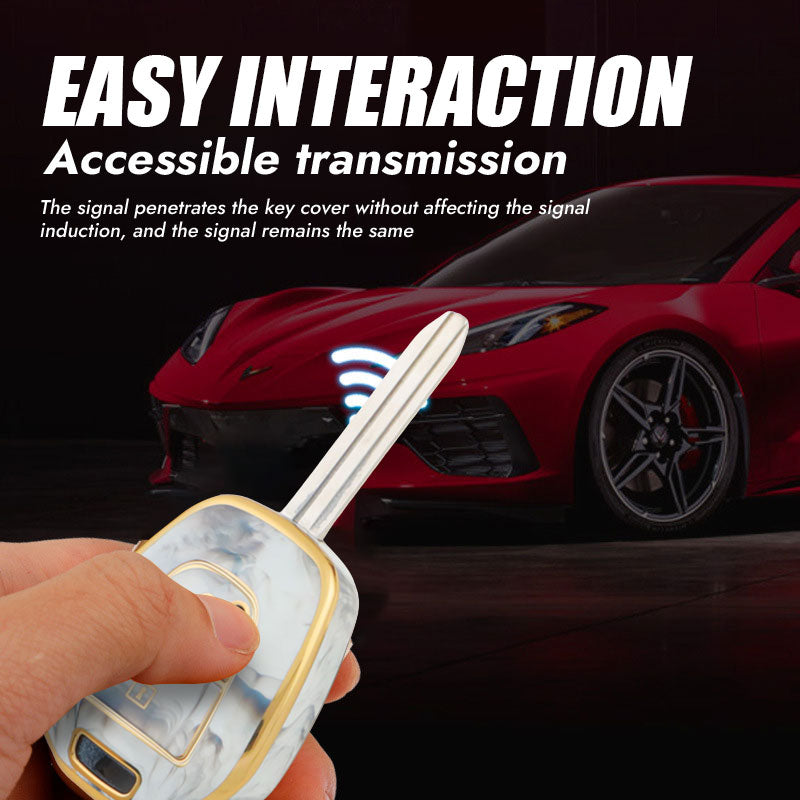 For Isuzu-Car Rhinestone Keychain Key Case