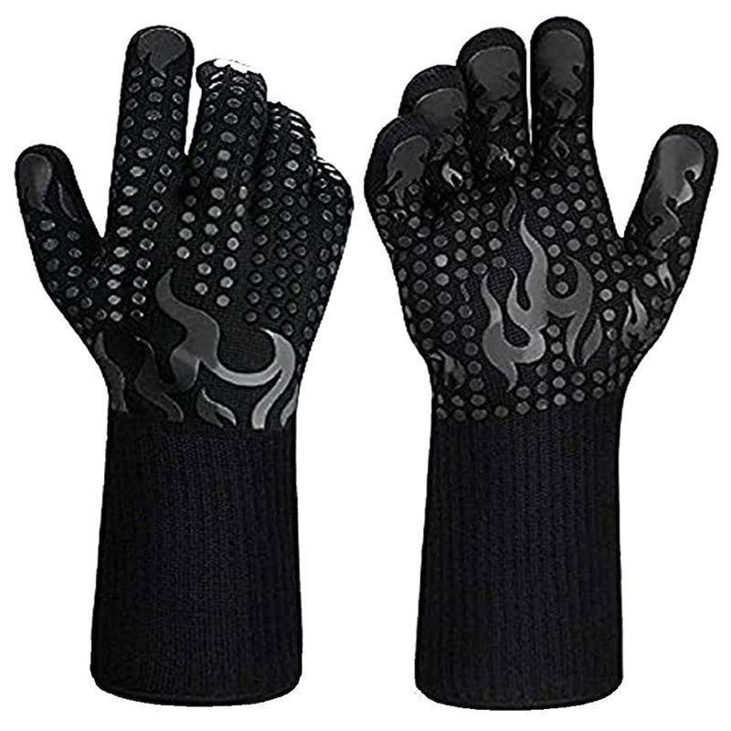 Silicone Knitted Bbq Gloves