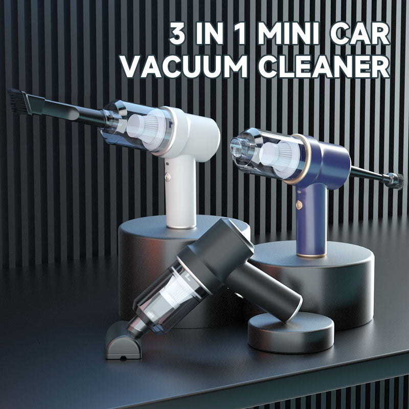 3 in 1 Mini Car Vacuum Cleaner – Carkur