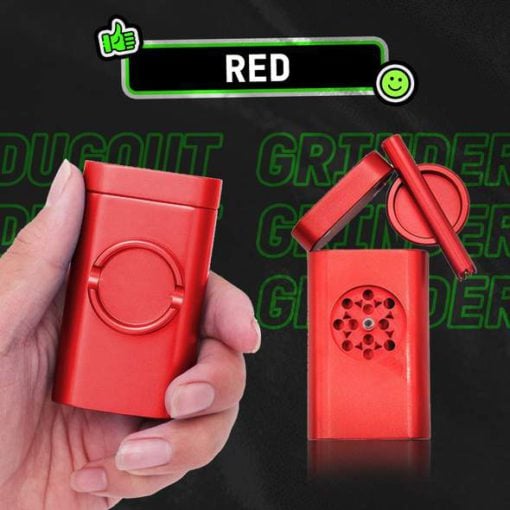 All-in-One Dugout Grinder Container - Red