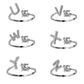 Adjustable Letter Ring
