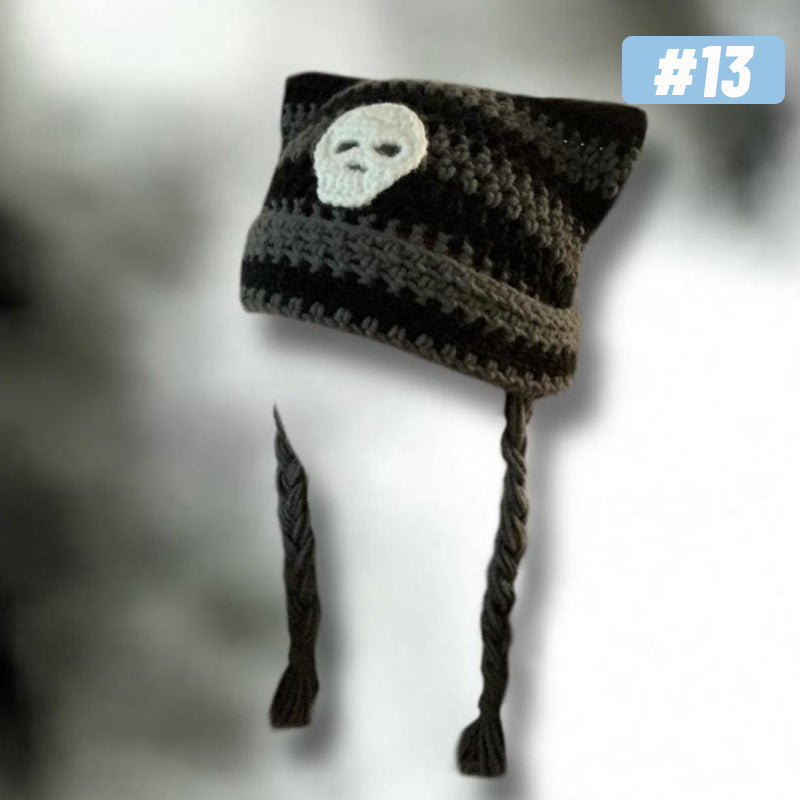Hand Knitted Fox Ear Beanie