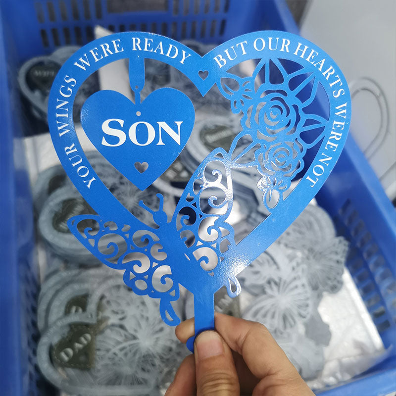 Memorial Gift Butterfly Ornament Garden Plaque