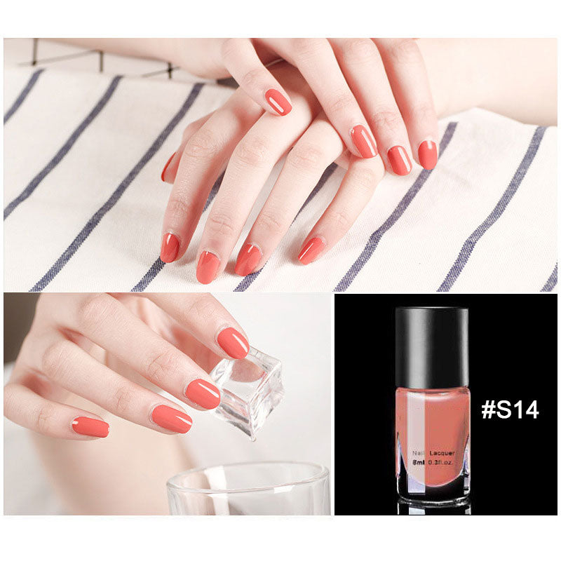 Ny Avtagbar Vannbasert Neglelakk/Removable water-based nail polish