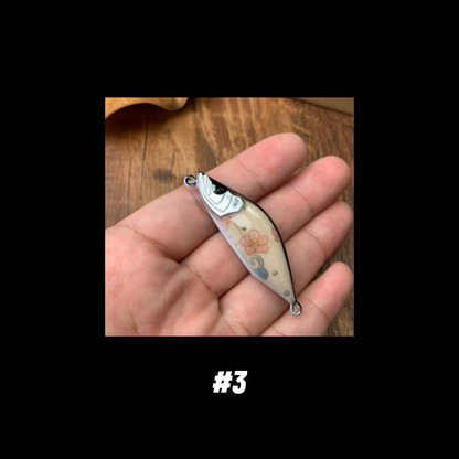 Mandarin Fish Shape Handmade Lure Wood Bait - #3