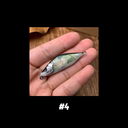 Mandarin Fish Shape Handmade Lure Wood Bait - #4