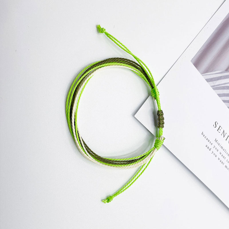 Wax Thread Handwoven Bracelet