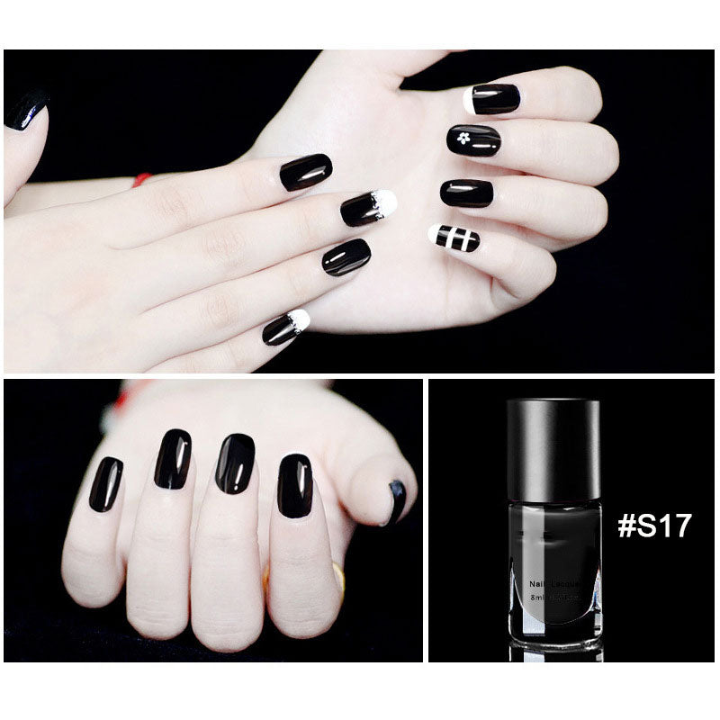 Ny Avtagbar Vannbasert Neglelakk/Removable water-based nail polish