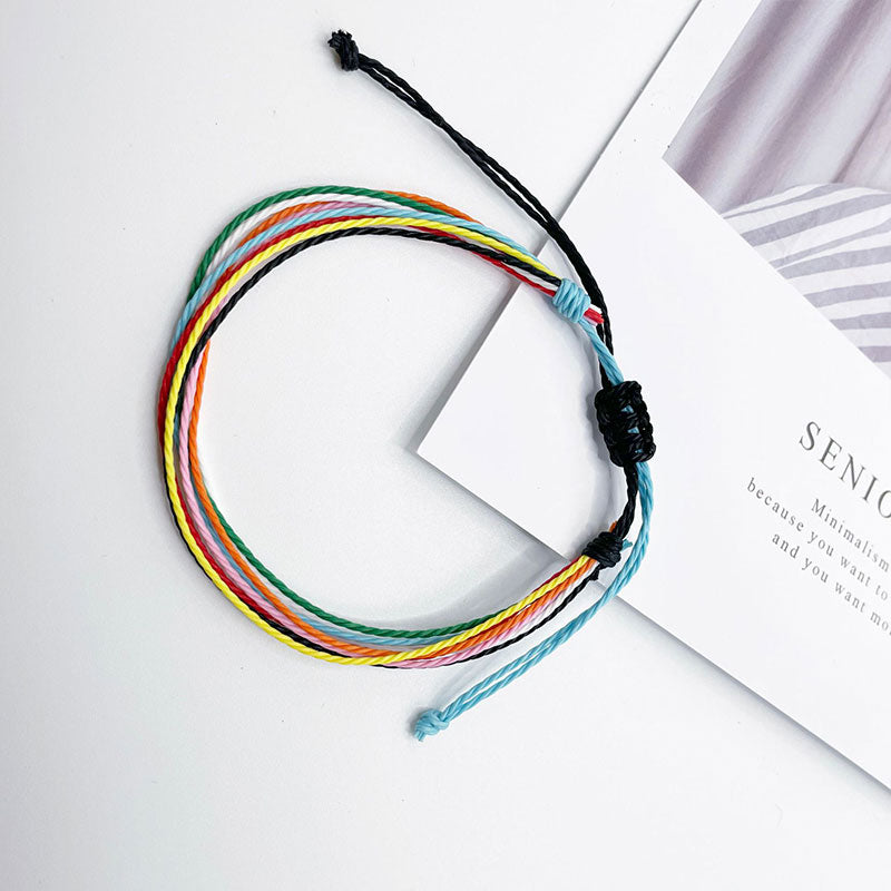 Wax Thread Handwoven Bracelet