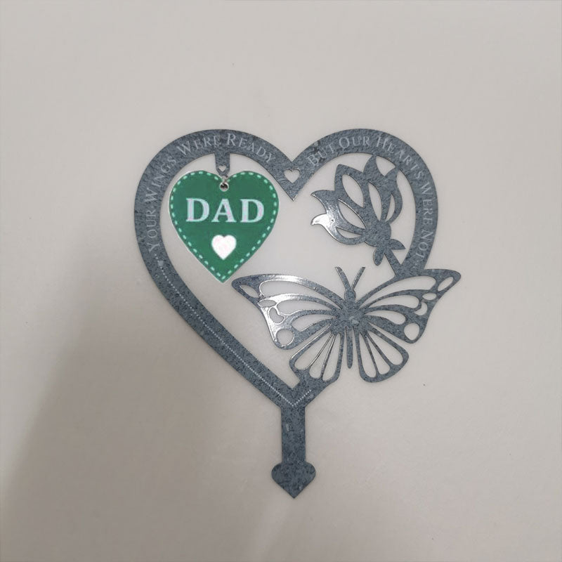 Memorial Gift Butterfly Ornament Garden Plaque