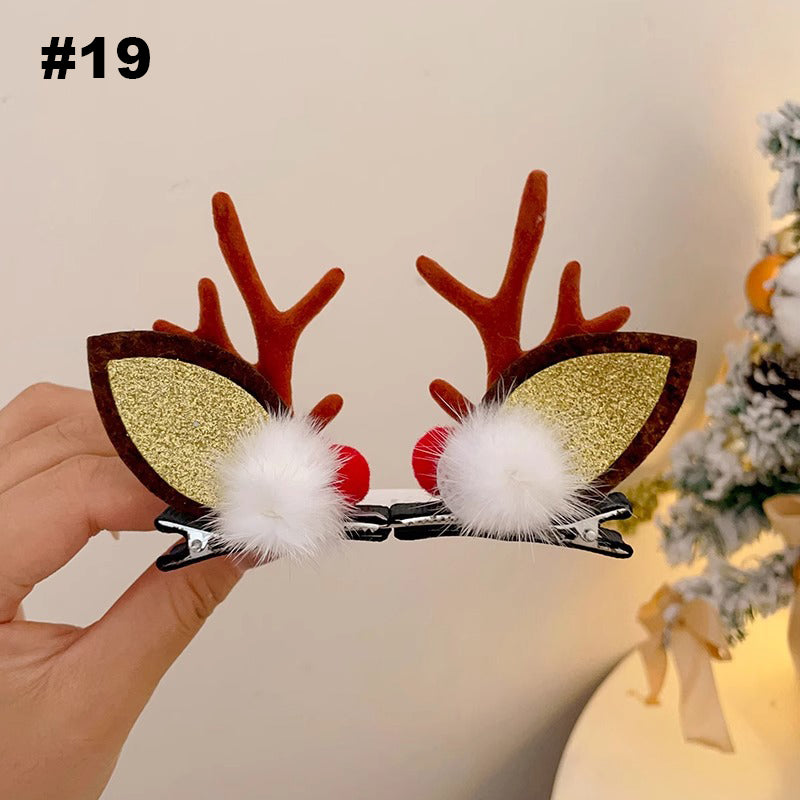 Christmas Antler Hair Clip