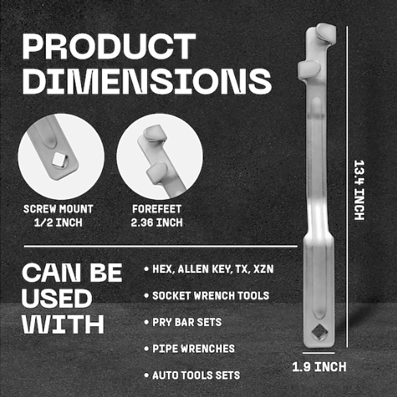 Universal Wrench Extender Tool Bar