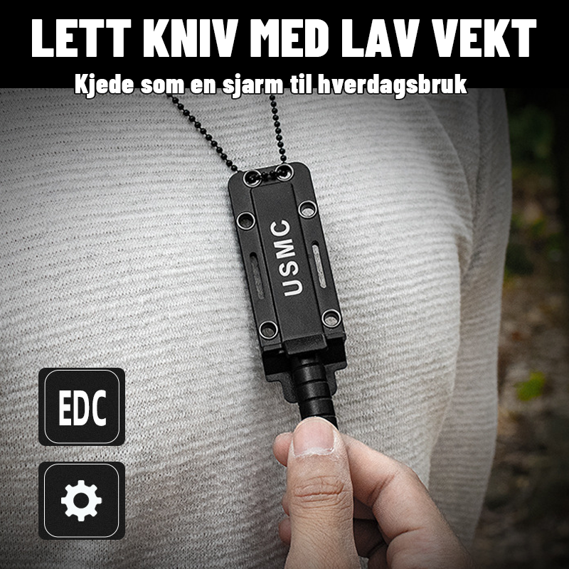 Mini Utendørs Kniv I Rustfritt Stål/Stainless Steel Mini Outdoor Knife