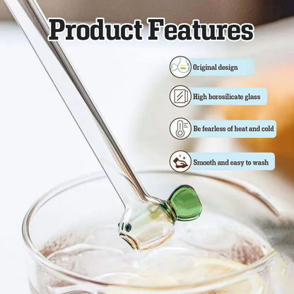 🐠Gaopeng Glass Fish Straw