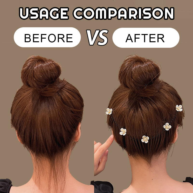 Invisible Broken Hair Clip At The Back Of The Head