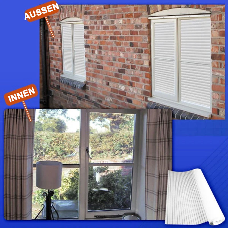 Eins-Weg-Imitationsjalousien Sichtschutzfensterabdeckung / One-Way Imitation Blinds Privacy Window Cover