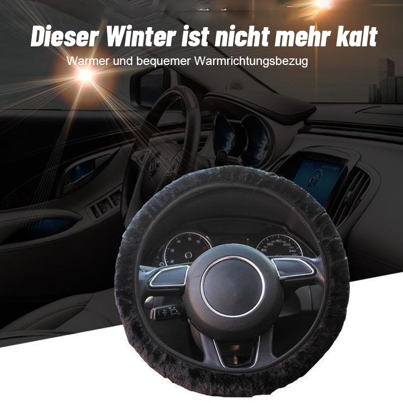 Gummifreier, Elastischer Plüsch-Lenkradbezug/Elastic steering wheel cover without inner ring