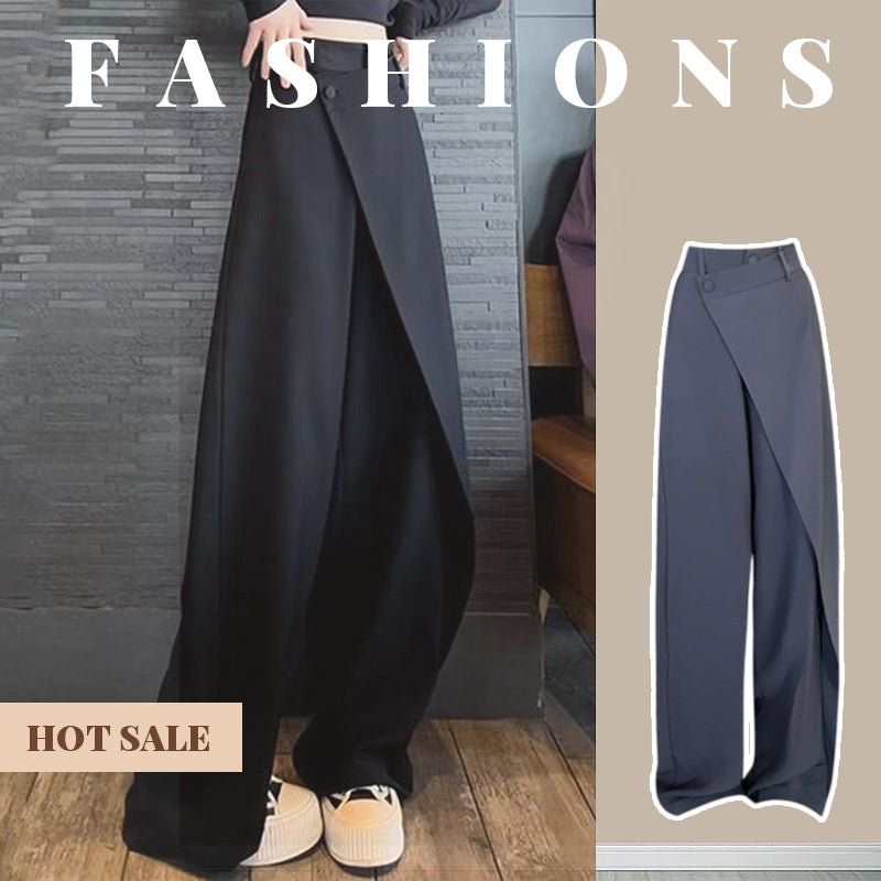 Women's Patchwork Straight Trousers