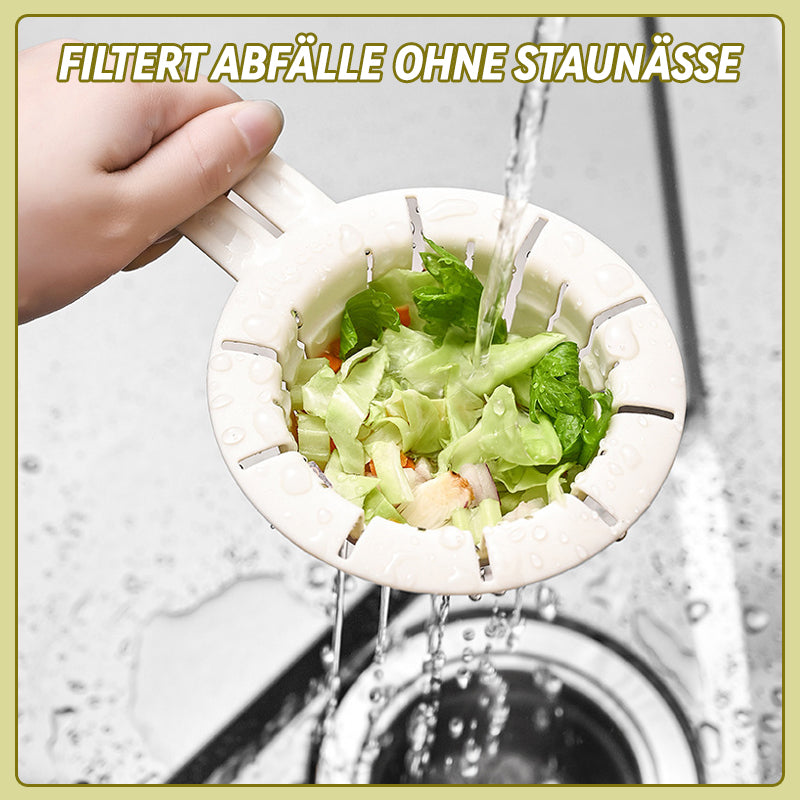 Anhebbarer Spülbecken-Siebkorb mit Hasenohren/kitchen sink strainer basket