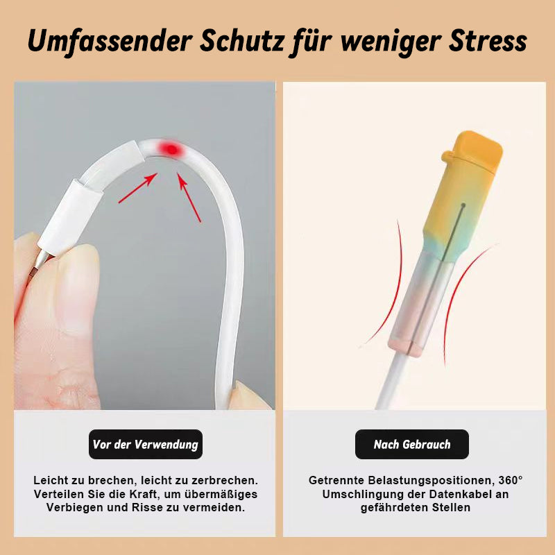 Schutzhülle für Datenkabel aus Silikon/Data line protection