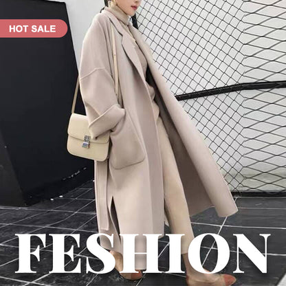 Ny høst og vinter løs lang vindjakke/Winter loose long windbreaker