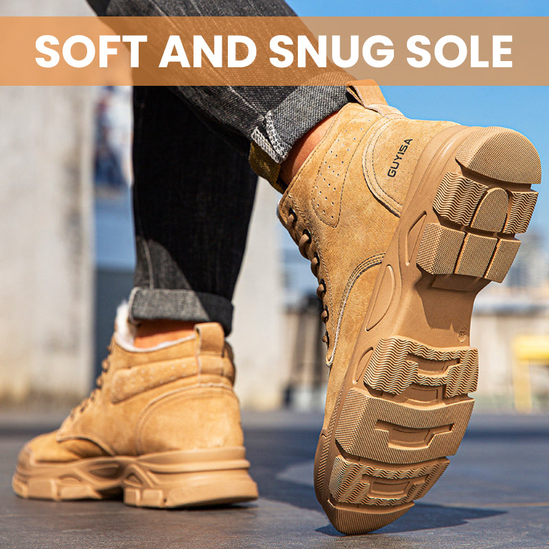 Men's High Top Fleece Shoes