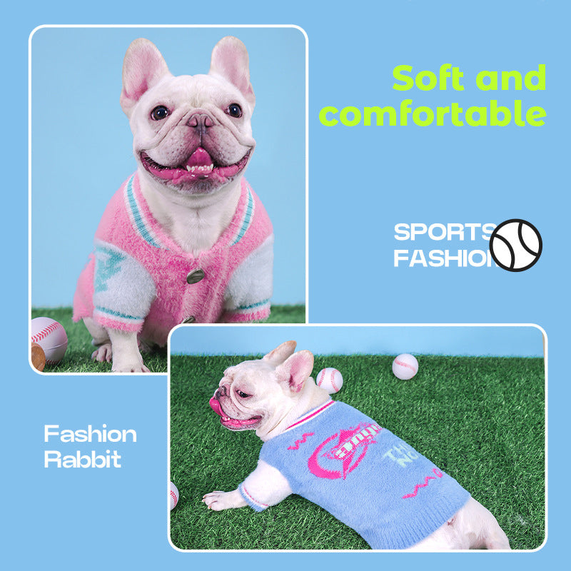 🐾 Pet Dog Baseball Jersey Cardigan 🐾