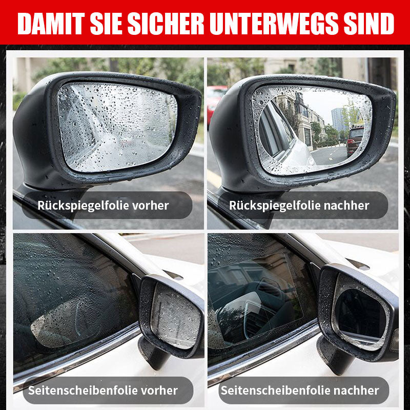 Regenschutzfolie für Rückspiegel