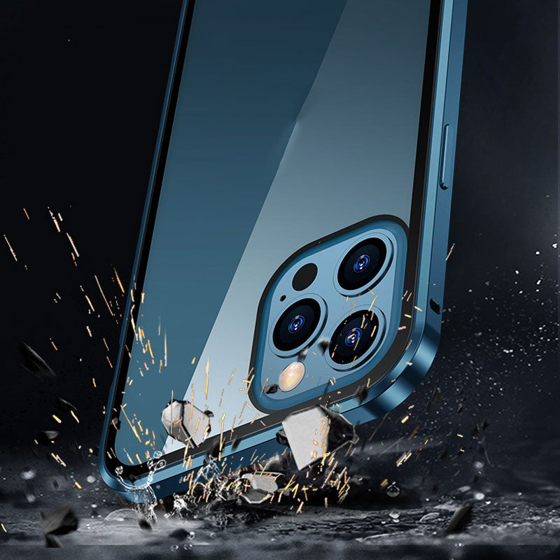 Double-Sided Glass Magnetic Phone Case