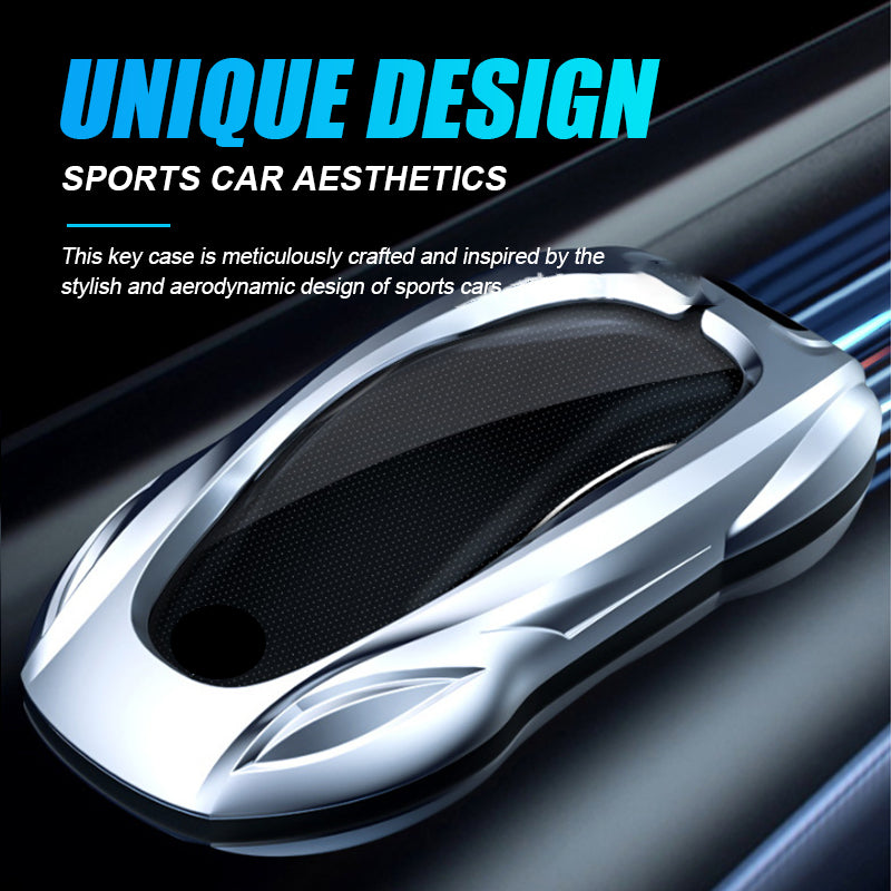 For Tesla Model 3/Y/S Car Metal Sports Car Key Case