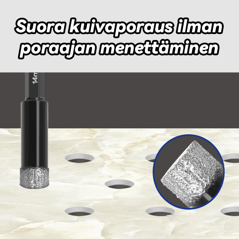 Suuri kuusikulmainen kuivajuottoreiän avaaja