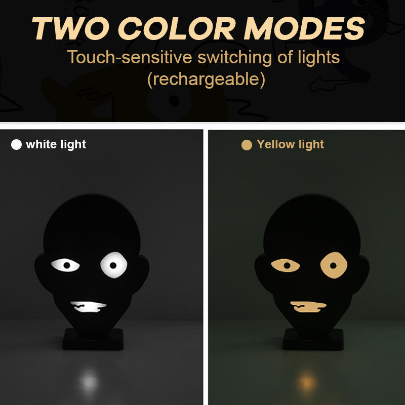 Black Man Night Light-🌙 Light up your night in style!