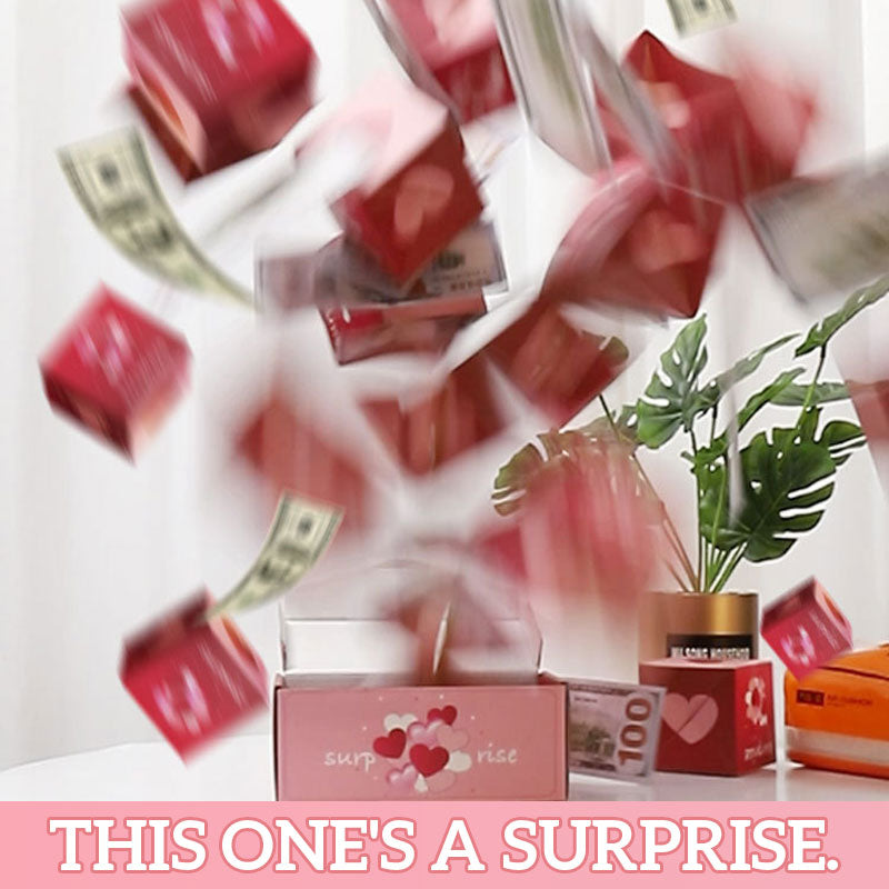 Folding Bouncing Red Envelope Gift Box