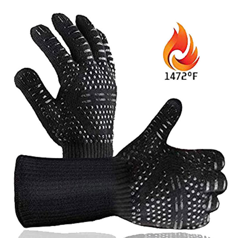 Silicone Knitted Bbq Gloves