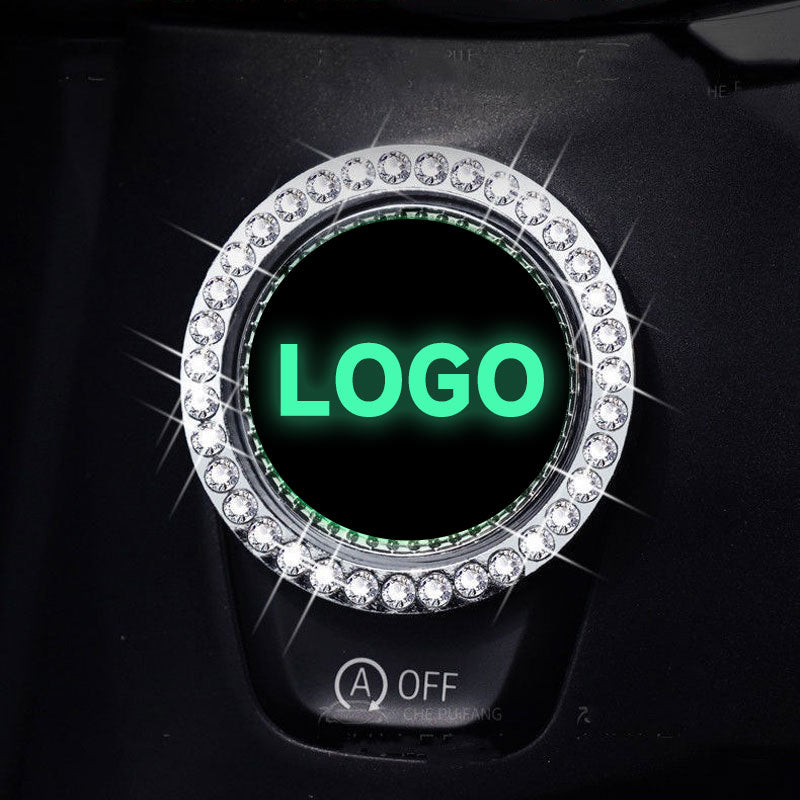 One-Key Start Modification Button Decoration Sticker