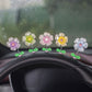 Car Center Console Shaking Head Flower Ornament（5 Pcs)