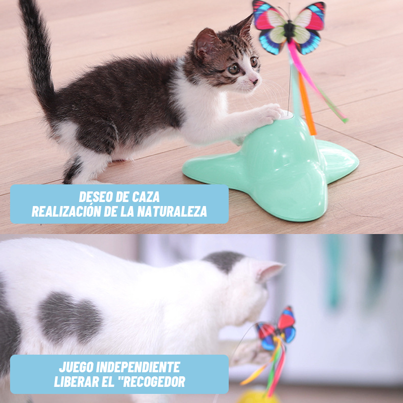 Juguete Eléctrico De Mariposa Para Mascotas./butterfly cat teaser stick