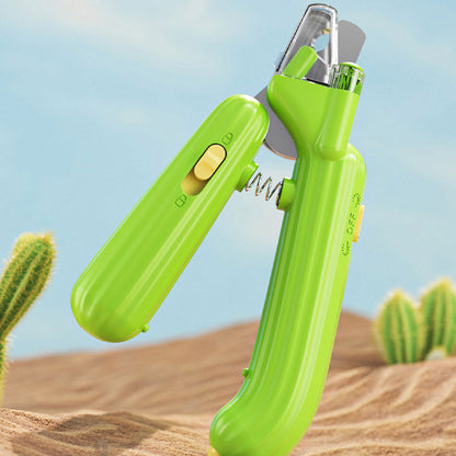 3 in 1 Pet Cactus Nail Scissors