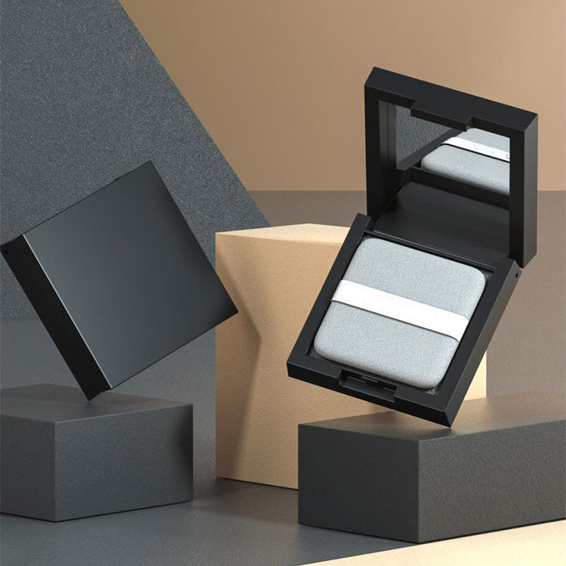 Oil Control Mirror With Powder Puff