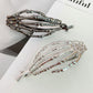 Metal Skull Hand Twist Clip Hair Accessory