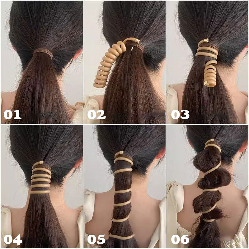 Telephone Cord Hair Tie（2pcs)