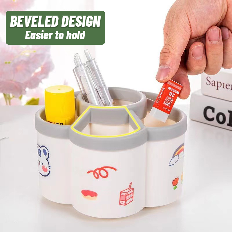Stylish And Cute 360-Degree Rotating Pen Holder