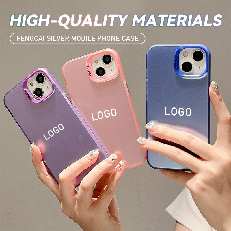 Fengcai Silver Mobile Phone Case