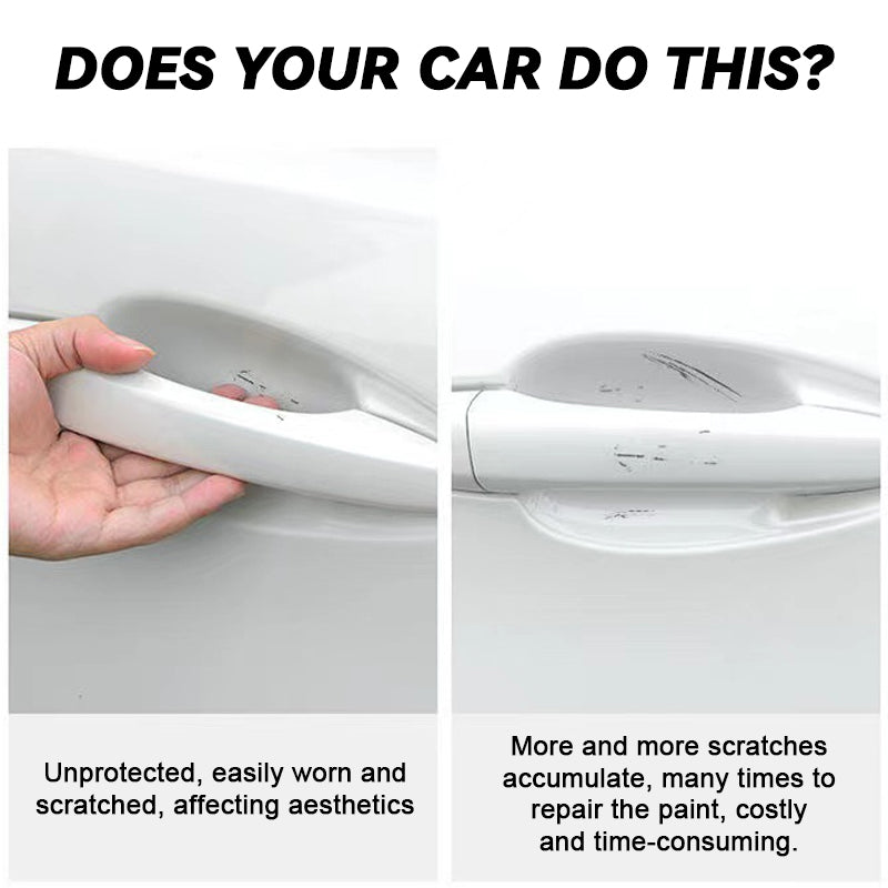 customize 3D Carbon Fiber Door Bowl Handle Protective Sticker