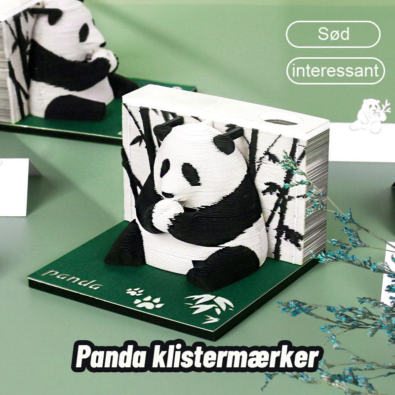Panda Tredimensionel Note