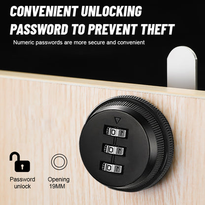 Password Turn Tongue Lock