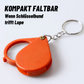 Mini-Schlüsselanhänger Mit Faltbarer Lupe/Mini keychain with foldable magnifying glass
