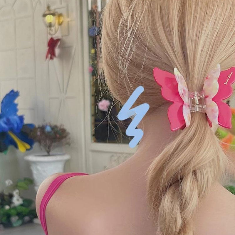 Double Layer Butterfly Hair Clips