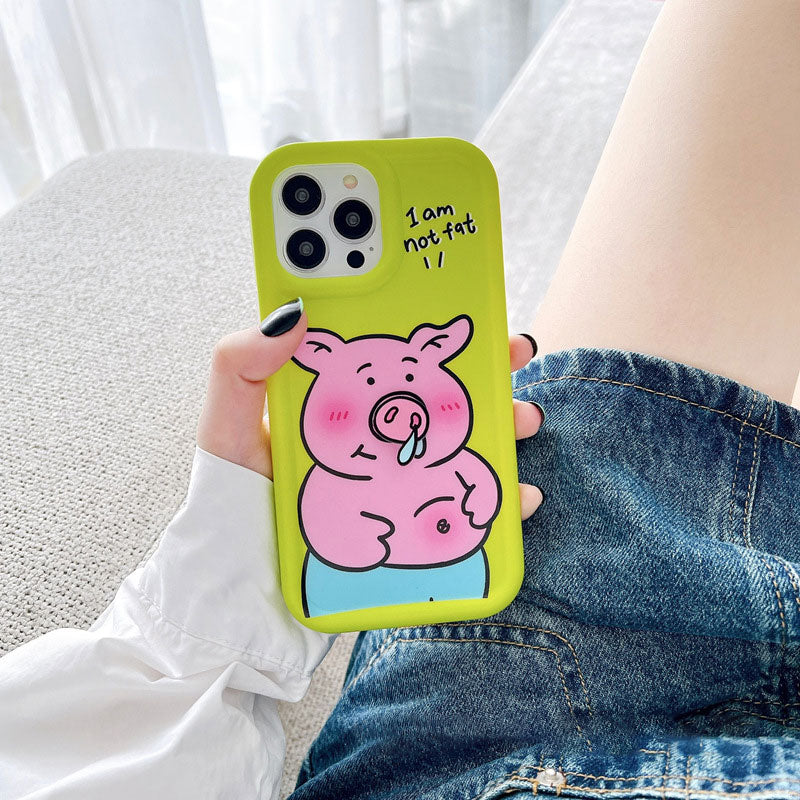 Pink Piggy Swivel Snot Phone Case