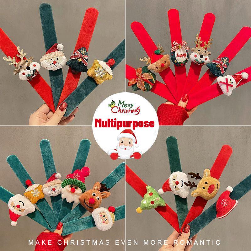 Christmas Snap Ring Buckle Bracelet